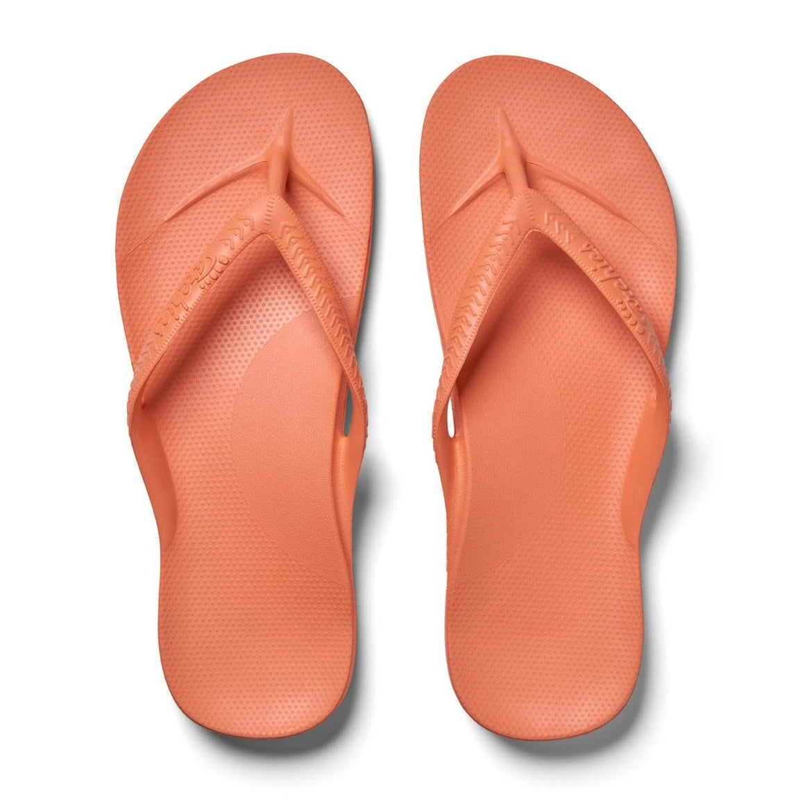 Archies Peach Arch Support Thongs Flip Flop Orthotic