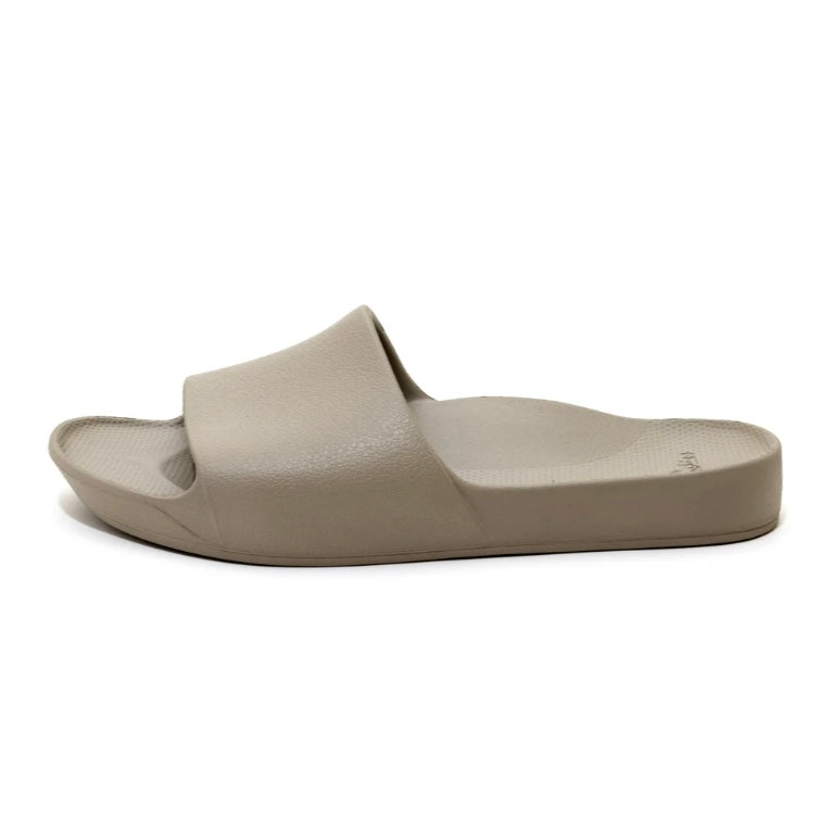 Archies Taupe Arch Support Slides Orthotic