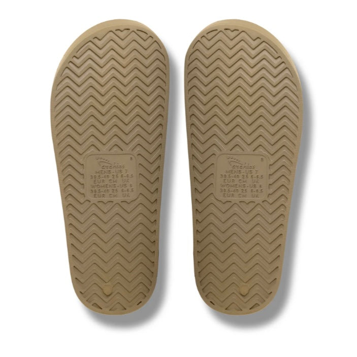 Archies Taupe Arch Support Slides Orthotic