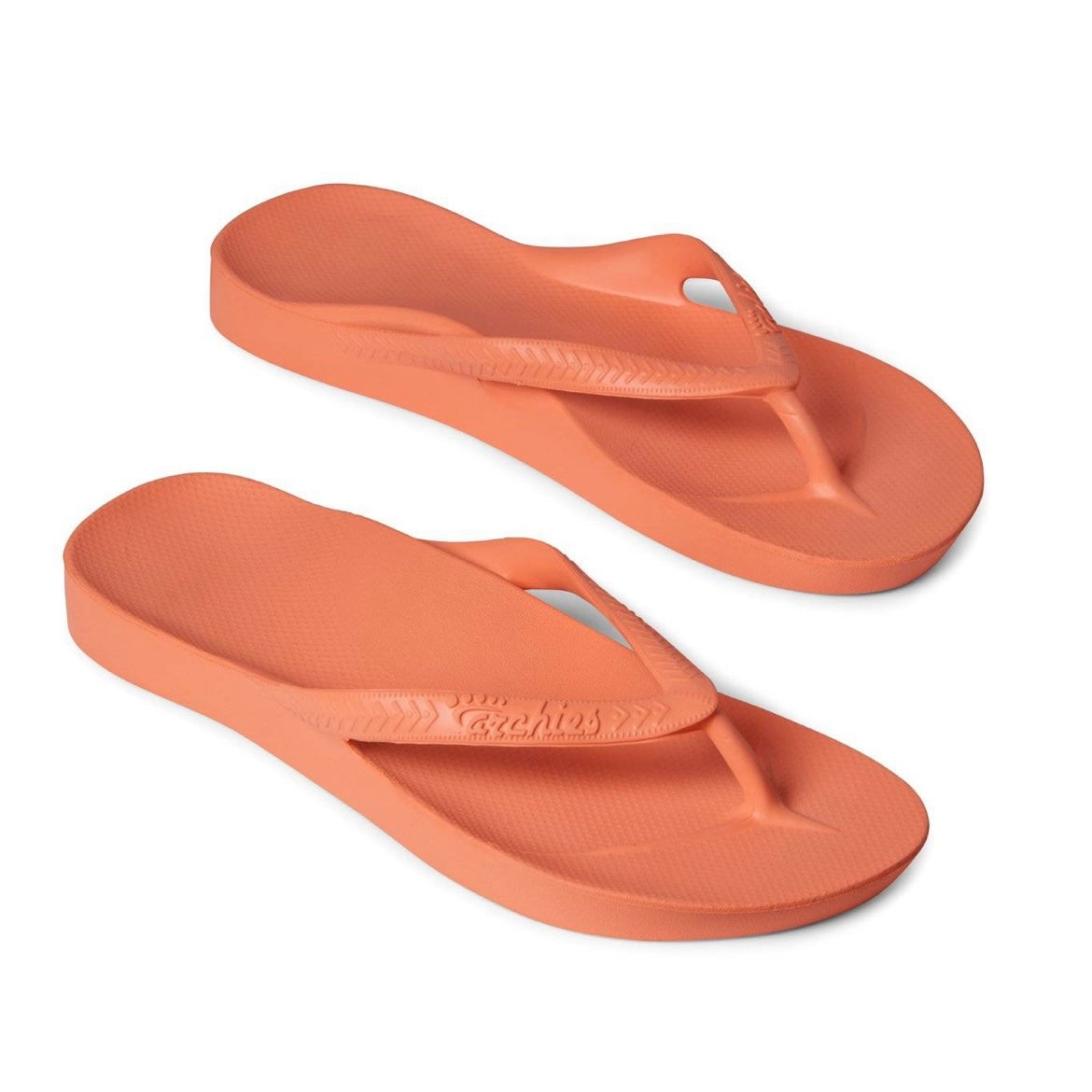 Archies Peach Arch Support Thongs Flip Flop Orthotic