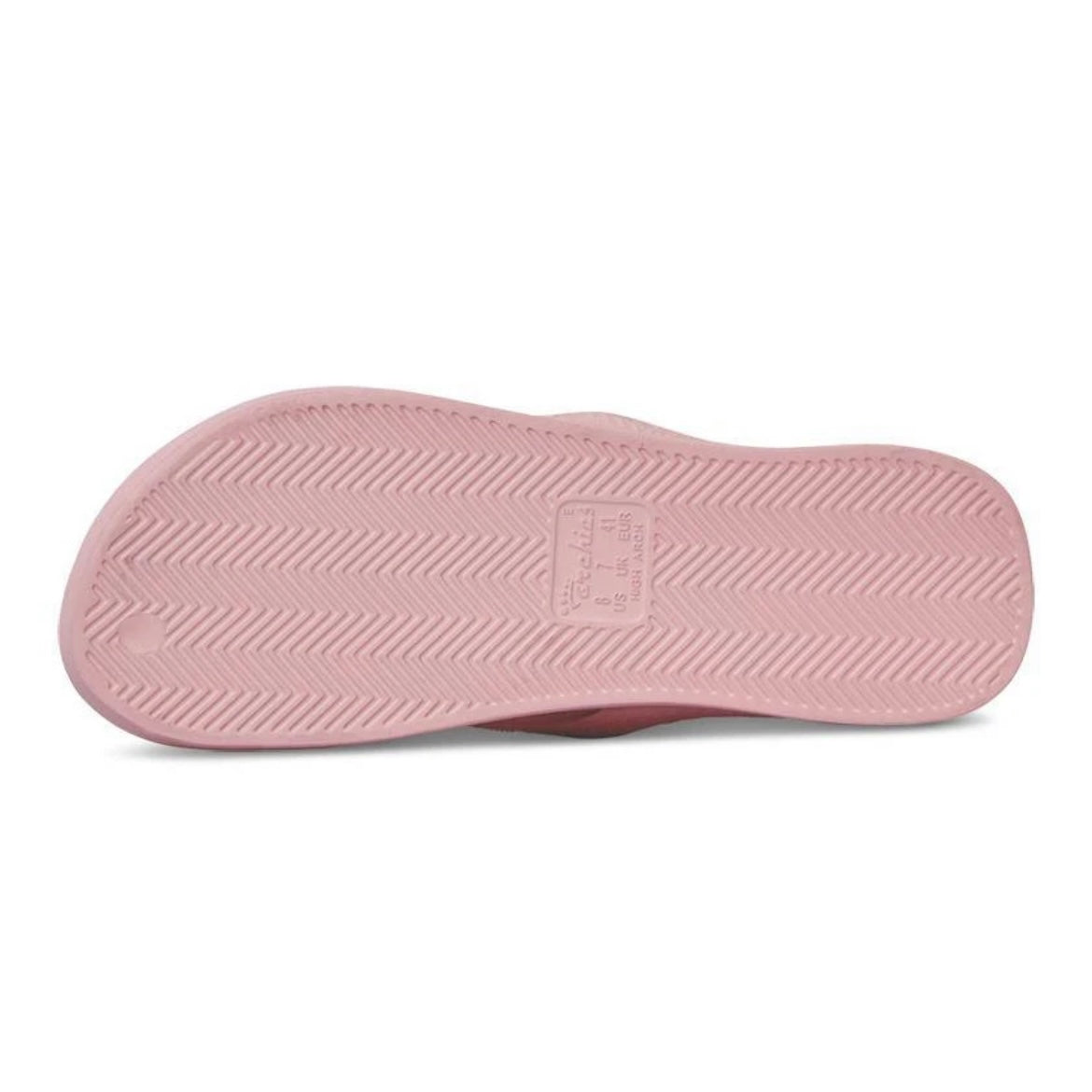 Archies Pink Arch Support Thongs Flip Flop Orthotic