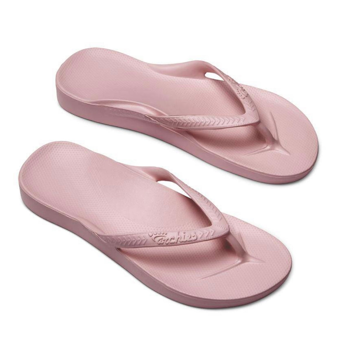 Archies Pink Arch Support Thongs Flip Flop Orthotic