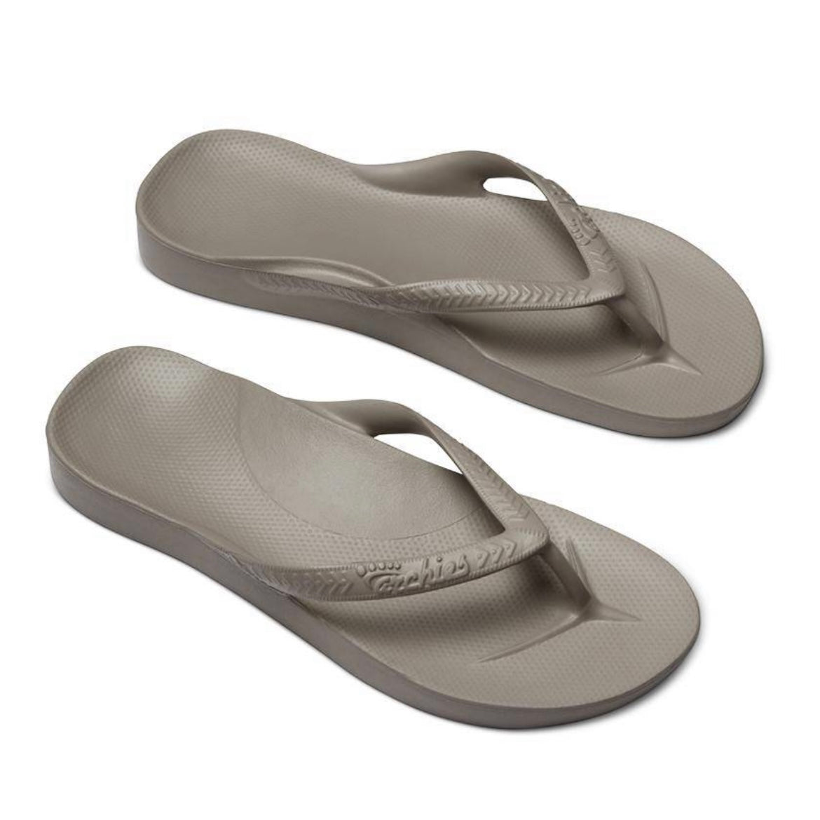 Archies Taupe Arch Support Thongs Flip Flop Orthotic – Treat Ya Feet