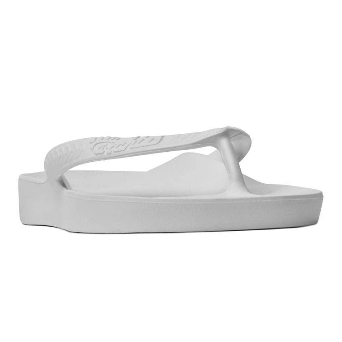 ARCHIES ARCH SUPPORT UNISEX THONG WHITE