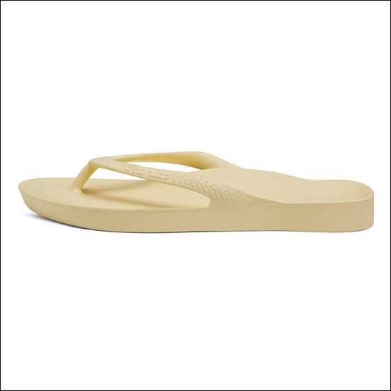 Archies Lemon Arch Support Thongs Flip Flop Orthotic