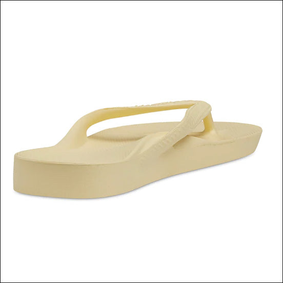 Archies Lemon Arch Support Thongs Flip Flop Orthotic